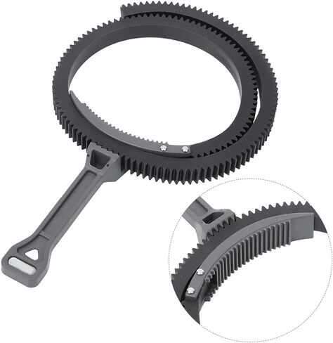 Adjustable Plastic Zoom Follow Focus Handle Lever for DSLR Camera, Durable, Lightweight Sprocket for Accurate Focusing, Suitable for All Digital Cameras (Grey) in Kuwait