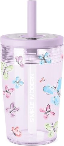 Simple Modern Junior Tumbler for Toddlers 2-3 Years | 12oz Tritan Plastic Kids Water Bottle & Spill Proof Toddler Cup with Straw for Girls, Boys | See-Through Lid, Dishwasher Safe | Farm Animals in Kuwait