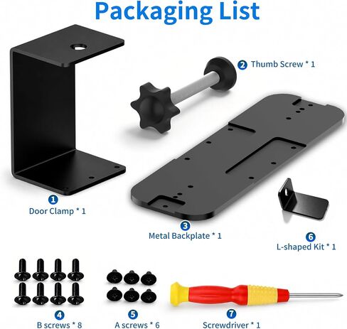 Anti-Theft Doorbell Mount for Wyze Doorbell Camera, No Drill Video Doorbell Mount Adjustable Mounting Bracket for Wyze Duo Cam Video Doorbell, Fully Metal Door Camera Mount for Home Apartment Rentals in Kuwait