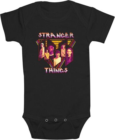 Fifth Sun Infant's Stranger Things Retro Character Panels Bodysuit in Kuwait