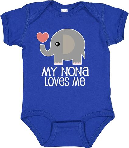 inktastic My Nona Loves Me Grandchild Baby Bodysuit in Kuwait
