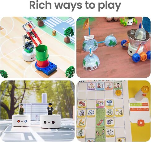 Coding Robot Set for Kids Ages 4+, STEM Robotics for Toddles to Learn Early Programming, Educational Toy for Homeschool & Classroom Ages 4-10 in Kuwait