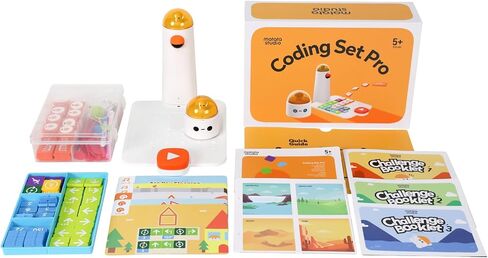 Coding Set Pro STEM Robot for Kids Ages 4+, Coding Robot for Kids to Learn Early Programming, Educational Toy for Homeschool & Classroom Ages 4-10 in Kuwait
