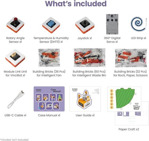 Vincibot Coding Robot with Inventor Kit for Kids 8-12 in Kuwait