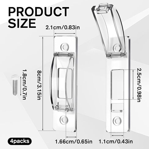 4 Pack Light Switch Cover Guard, Clear Wall Light Switch Lock Covers, Child Proof Wall Switch Guard for Toggle Style, Prevent Accidental On/Off from Kids, Pets, Bumps in Kuwait