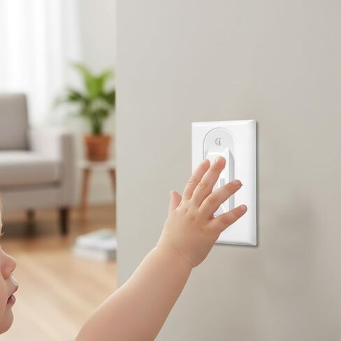2 Pcs Proof Wall Switch Cover Guard Toggle Style Light Switch Protection Keeps Light Off Or ON Protects Your Lights or Circuits in Kuwait