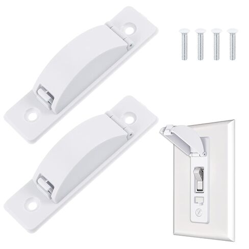 2pcs Light Switch Cover - Protector Prevents Accidental On Off Light Switch Child Proof Cover Guard - Protects Your Lights from Being Accidentally Turned On or Off in Kuwait