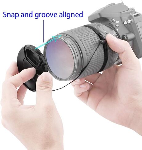 49mm Front Lens Cap Cover for Fujifilm XC 13-33mm F3.5-6.3 OIS on X-T30 III | Compatible with Fuji X-T30III xt30 III Camera,HUIPUXIANG [2 Pack] Fujinon 49 mm Front Lens Cap in Kuwait