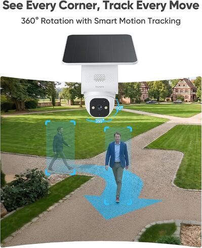 blurams 4K Ultra Security Cameras Wireless Outdoor with 5W Solar Powered in Kuwait