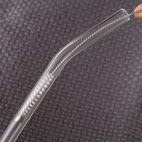 Straw Cleaning Brushes Set, 10Pcs Reusable Pipe Cleaners with Storage Box for Bottle, Teapot, and Straws in Kuwait