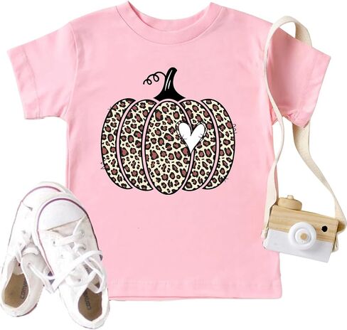 Toddler Boys Girls Halloween Shirts Pumpkin T Shirt Kids Short Sleeve Tops | pumpkin shirt toddler baby boys girls halloween t-shirt funny cute toddler thanksgiving pumpkin graphic tee shirt boys girls in Kuwait