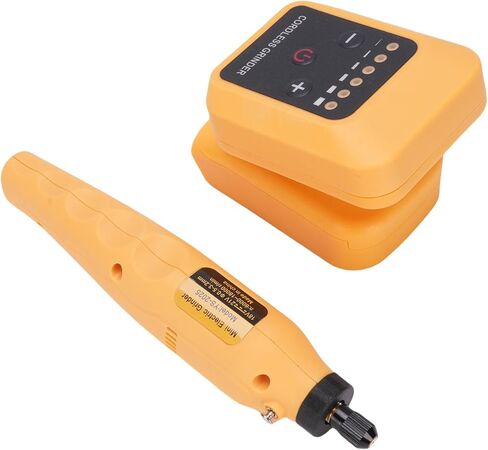 FTVOGUE 20V Cordless Power Grinder, ABS Material, 6-Speed Adjustable Electric Grinder for Wood Carving and Metal Polishing, DIY Home Improvement Tool in Kuwait