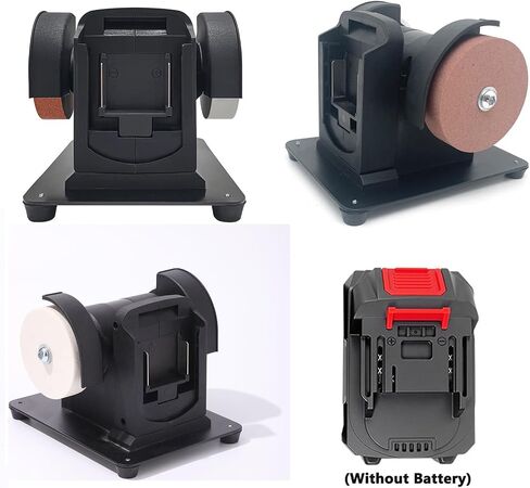 ordinarYone Cordless Wheel Grinder Grinding Machine For 18V Battery With Double Grinding Wheels And Base in Kuwait