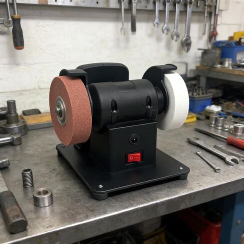 ordinarYone Cordless Wheel Grinder Grinding Machine For 18V Battery With Double Grinding Wheels And Base in Kuwait