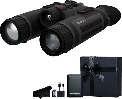 ATN Binox 6 Dual Multispectral Thermal Binoculars, 640×512 Sensor 3-24x, 4-in-1 Day/Night, Thermal & Twilight Vision, SharpIR AI 4K UHD Recording, Built-in LRF and Signature Series Exclusive Bundle in Saudi Arabia