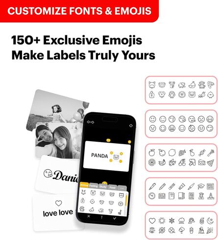 KODAK Memo Shot ERA Kids Instant Digital Label Camera Value Pack, White (18 Refills) in Kuwait