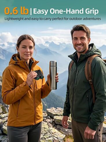 Binoculars for Adults and Kids, 20x25 Compact High Power Binoculars with Low Light Vision for Bird Watching, Large Eyepiece Waterproof Outdoor Hunting, Travel, Sightseeing in Kuwait