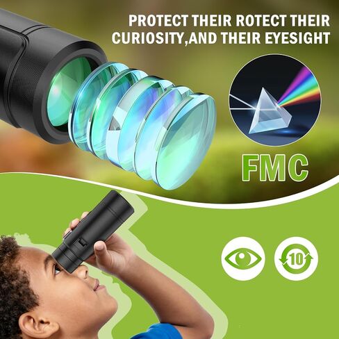 Compact Binoculars for Adults 10x26 High Powered, Pocket Binoculars for Bird Watching, Waterproof BAK4 FMC, Lightweight One-Handed Use in Kuwait