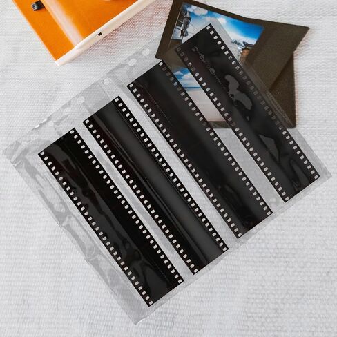 COHEALI 10pcs Film Negative Sleeves Photo Pages Binder Pockets 135-hole Dustproof Storage Protectors for Photographers and Archival Photo Organization in Kuwait