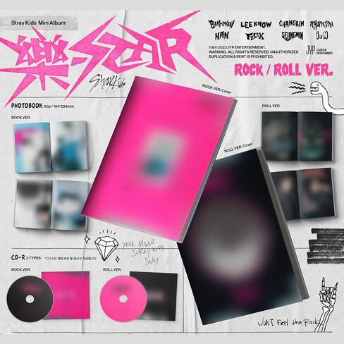 Rock-STAR [ROCK VER.] + 2 Pin Badges + 5 Extra Photocards in Kuwait