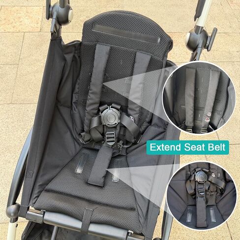 Stoller Replacement Seat Base for All YOYO Pushchair | Only for Babyzen YOYO/YOYO+/YOYO2 & Stokke YOYO3,Breathable Mesh Seat Pad, Thick Cushion, Machine Washable in Kuwait