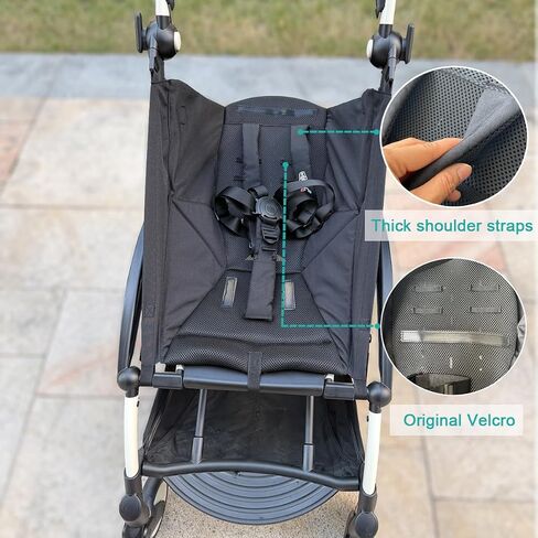 Stoller Replacement Seat Base for All YOYO Pushchair | Only for Babyzen YOYO/YOYO+/YOYO2 & Stokke YOYO3,Breathable Mesh Seat Pad, Thick Cushion, Machine Washable in Kuwait