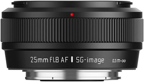 AF25mm f1.8 APS-C Lens for E-Mount Cameras Black in Kuwait