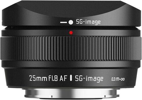AF25mm f1.8 APS-C Lens for E-Mount Cameras Black in Kuwait