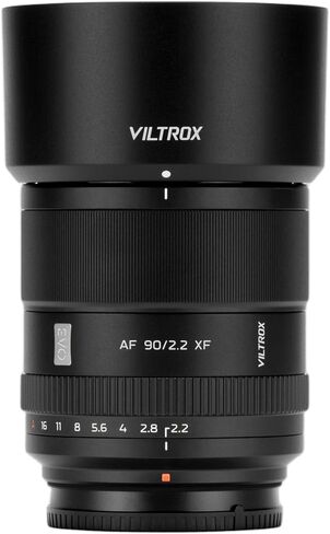 VILTROX 90mm F2.2 EVO E Lens, AF 90mm f/2.2 E for Sony E-Mount, APS-C Portrait Telephoto Prime Lens for Sony E ZV-E10 II A7C II A6400 A7R V FX3 A7S III A6700 A93 A7 III FX30 in Kuwait