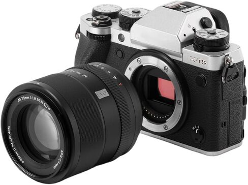 VILTROX 75mm f/1.8 F1.8 Pro APS-C Auto Focus Lens for Fujifilm X Mount Camera X-Pro2 X-Pro3 X-S10 X-T2 X-T3 X-T4 X-T10 X-T20 XT30 XT30II X-H2 X-H2S X-T5 X-A7 X-E3 X-E4 X-H1 X-M1 in Kuwait