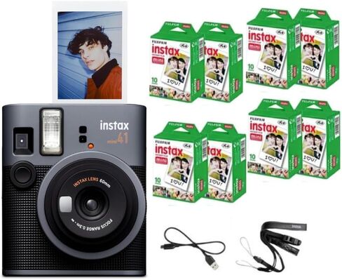 Fujifilm Instax Mini 41 Instant Film Camera (Camera + Extra Film (40 Exposures)) in Kuwait