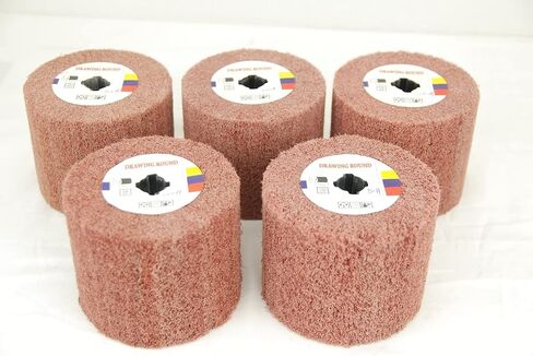 BLUEROCK 120D Large Rolling Wheel Polisher Burnisher & 5 Pc #80, 120, 180, 240, 320 Grit PACKAGE DEAL in Kuwait