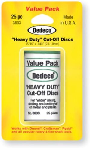 Dedeco Heavy-Duty Cut-Off Discs 25 per Box in Kuwait
