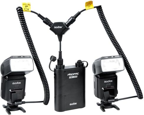 Godox Flash DB-01 1-to-2 Cable for Flash and Lighting Setup, Flexible Power or Signal Distribution Cable for Select Godox Systems, Durable Studio Connection Accessory in Kuwait
