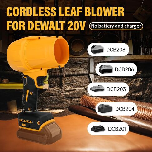 Cordless Leaf Blower for Dewalt 20v Battery, Brushless Dust Blower,30000 RPM Mini Dry Blowers Fan, Handheld Electric Dust Blowers for Home Cleaning, Car, Outdoor(Tool Only) in Kuwait