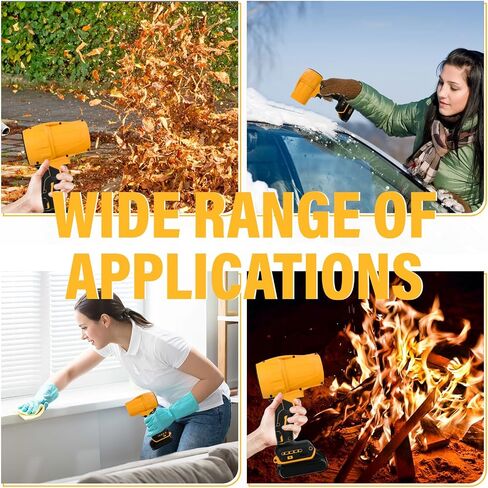 Cordless Leaf Blower for Dewalt 20v Battery, Brushless Dust Blower,30000 RPM Mini Dry Blowers Fan, Handheld Electric Dust Blowers for Home Cleaning, Car, Outdoor(Tool Only) in Kuwait