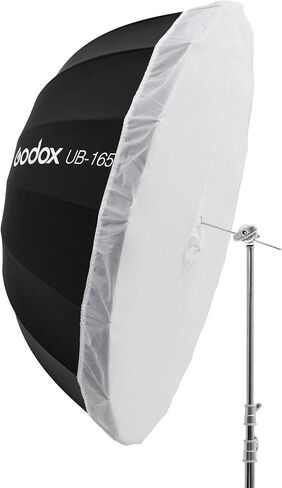 Godox Diffuser for 65" Parabolic Umbrella, Softbox Conversion Modifier, Elastic Edge & Drawstring Design, Soft Flattering Wraparound Light, Reduces Spill for Portrait & Studio Photography (DPU165T) in Kuwait