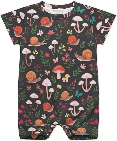 Newborn Baby Romper Clothing Cute Infant Short Sleeve Clothes Jumpsuit Playsuit Summer Outfit for Boy Girl in Kuwait