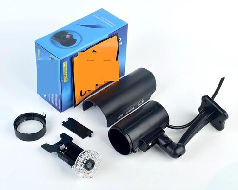 Fake Camera Dummy Waterproof Security CCTV Surveillance Camera with Flashing Red Led Light Outdoor Indoor in Kuwait