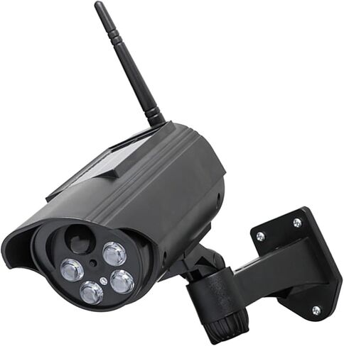 Weatherproof Realistic Solar Fake Security CCTV Camera Outdoor Surveillances Easy Installation for House Business Security Camera Solar Powered in Kuwait