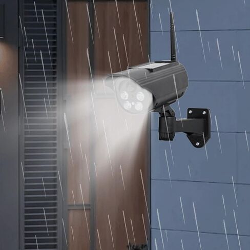Weatherproof Realistic Solar Fake Security CCTV Camera Outdoor Surveillances Easy Installation for House Business Security Camera Solar Powered in Kuwait