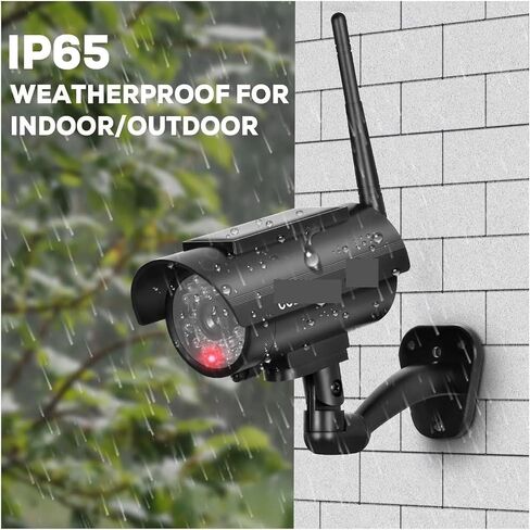 Dummy Fake Camera Solar Powered CCTV Security WiFi Outdoor Video Surveillance Dummy Camera in Kuwait