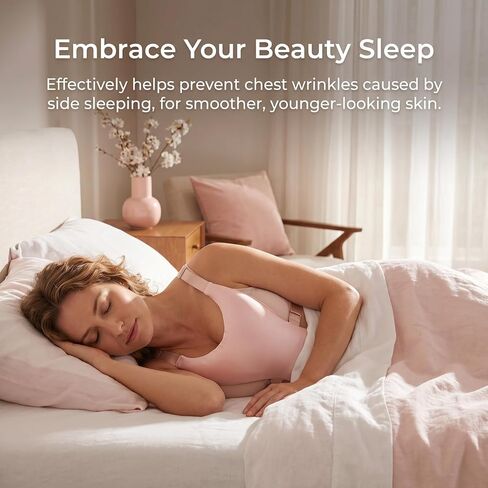 Breast Pillow Anatomically Contoured Wrinkle-Reducing Breast Pillow Skin-Friendly Sleeping Accessory for Nursing Moms Women in Kuwait