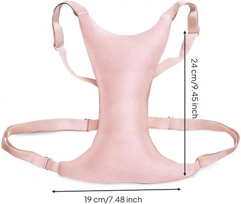Breast Pillow Anatomically Contoured Wrinkle-Reducing Breast Pillow Skin-Friendly Sleeping Accessory for Nursing Moms Women in Kuwait