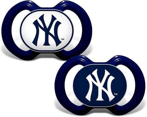 Nyy2000: New York Yankees Pacifier 2-Pack in Kuwait