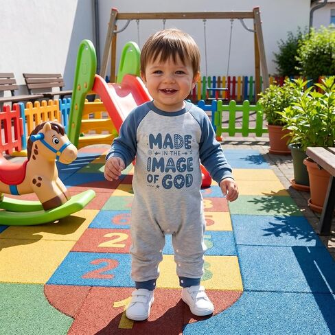 Newborn Baby Boy Fall Winter Clothes Long Sleeve Jumpsuit Romper | Infant Baby Boy Letter Print 3 6 12 18 Months Outfit Suitable for Fall and Winter Cute Baby Boy Clothes Jumpsuit Romper in Kuwait