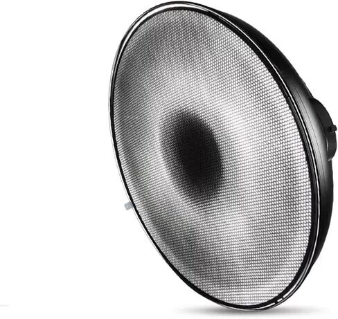 Godox 21.6inch/55cm Silver Beauty Dish Bowens Mount Reflector w/Honeycomb and White Diffuser, Light Modifier for Studio Strobe Flash Monolight for Godox SK400II-V, AD600Pro II, AD600BM II, MS300V in Kuwait