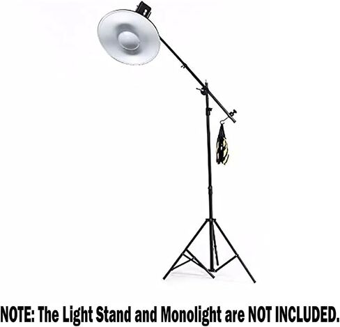 Godox 21.6inch/55cm Silver Beauty Dish Bowens Mount Reflector w/Honeycomb and White Diffuser, Light Modifier for Studio Strobe Flash Monolight for Godox SK400II-V, AD600Pro II, AD600BM II, MS300V in Kuwait