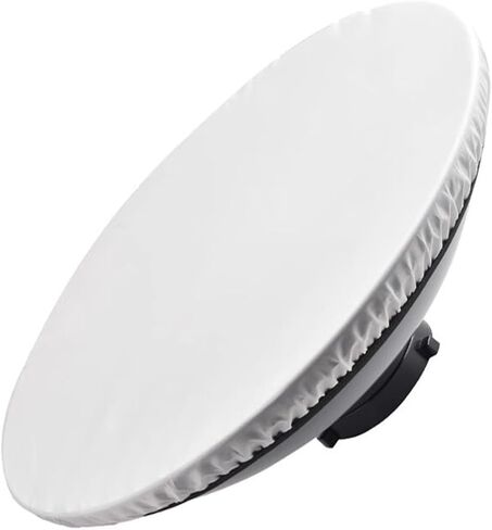 Godox 21.6inch/55cm Silver Beauty Dish Bowens Mount Reflector w/Honeycomb and White Diffuser, Light Modifier for Studio Strobe Flash Monolight for Godox SK400II-V, AD600Pro II, AD600BM II, MS300V in Kuwait