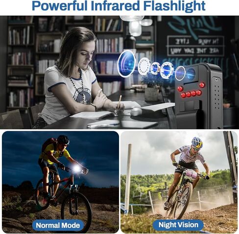 Mini Body Camera,Premium Portable 1080P Small Body Camera with Night Vision and Motion Detection Wearable for Office, Law Enforcement, Security Guard (Built- in 16GB Memory Card) (16GB) in Kuwait